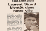 Laurent Sicard chante à Port St Louis